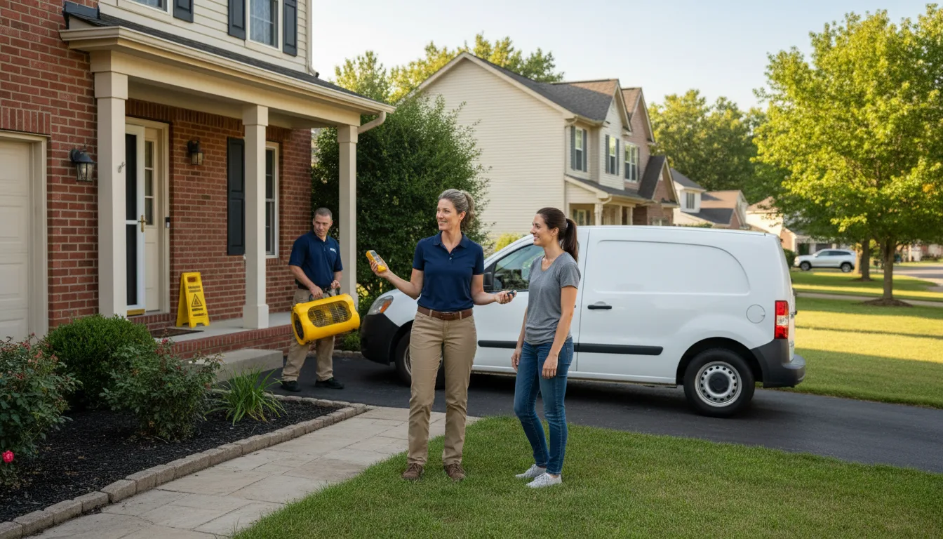 Water restoration image for Dehumidification And Cleanup Services in Ossineke, MI